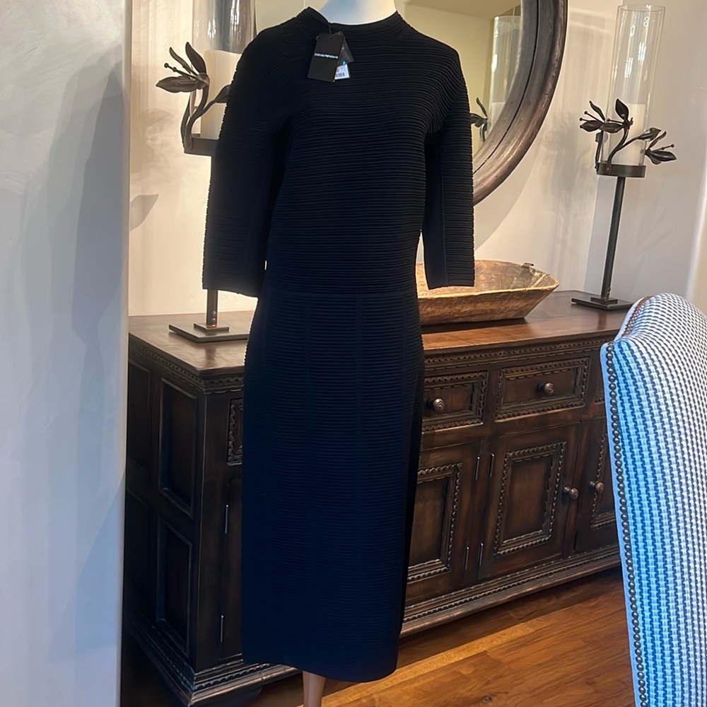 Emporio Armani Ottoman Body-Con Dress